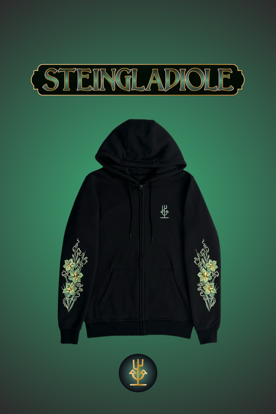 Zip-Hoodie - Liza Grimm - Steingladiole