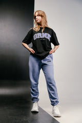 Oversized T-Shirt - GRNK Core - Black Varsity