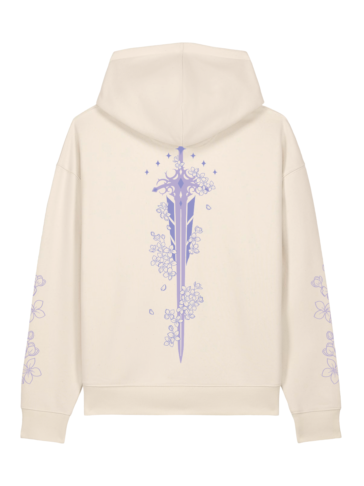 Hoodie - Tolkin - Blossom Sword Hoodie (Beige)