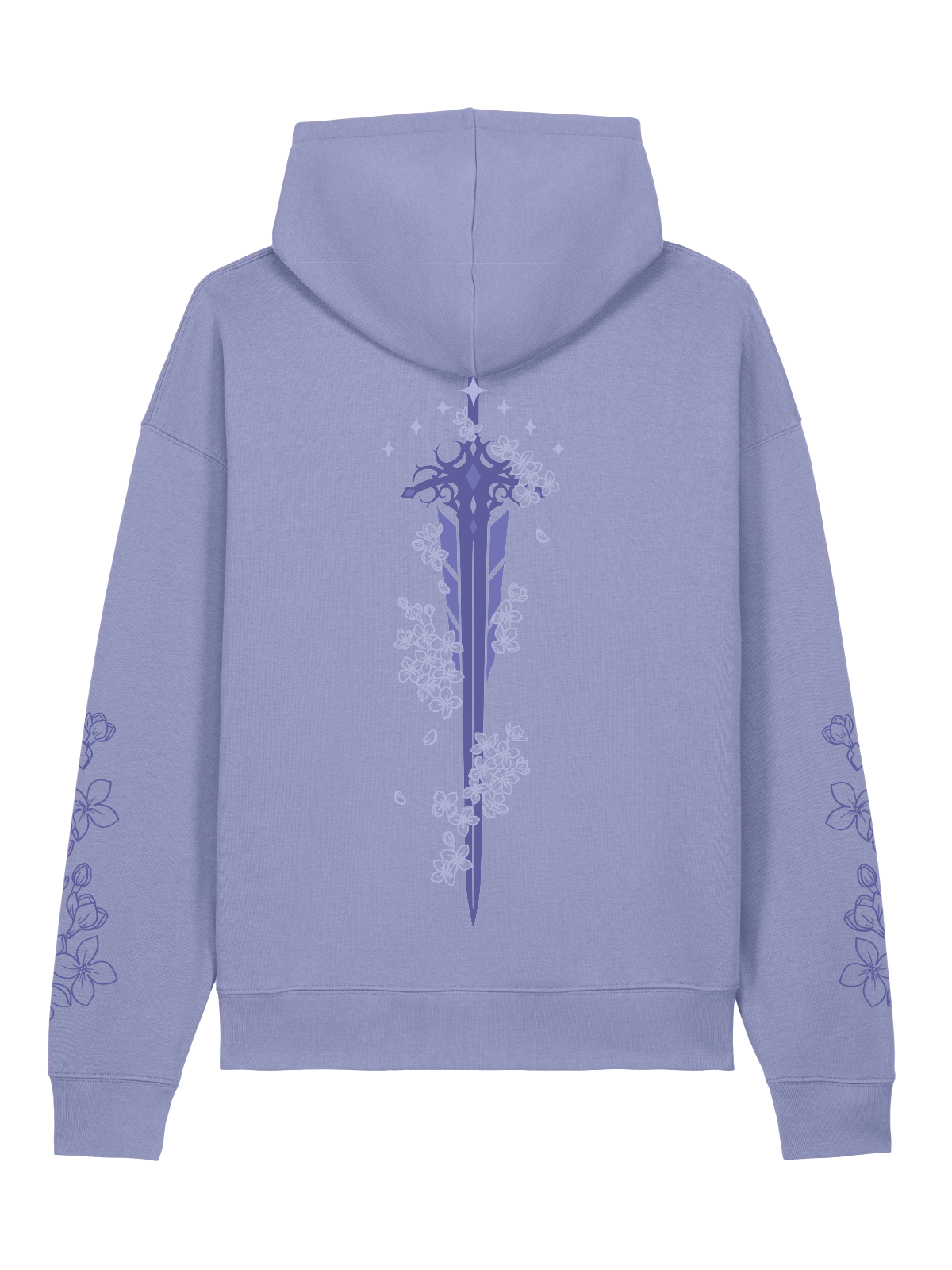 Hoodie - Tolkin - Blossom Sword Hoodie (Lilac)