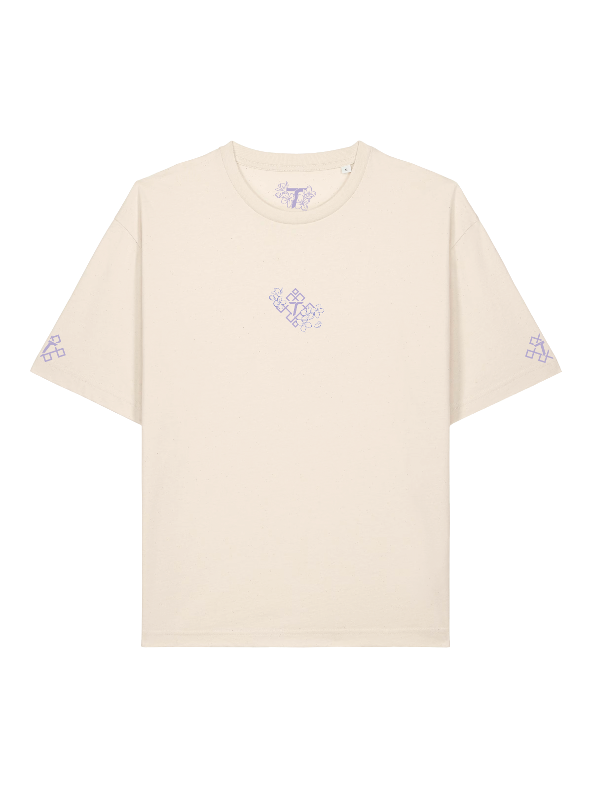 T-Shirt- Tolkin - Blossom Shirt (Beige)