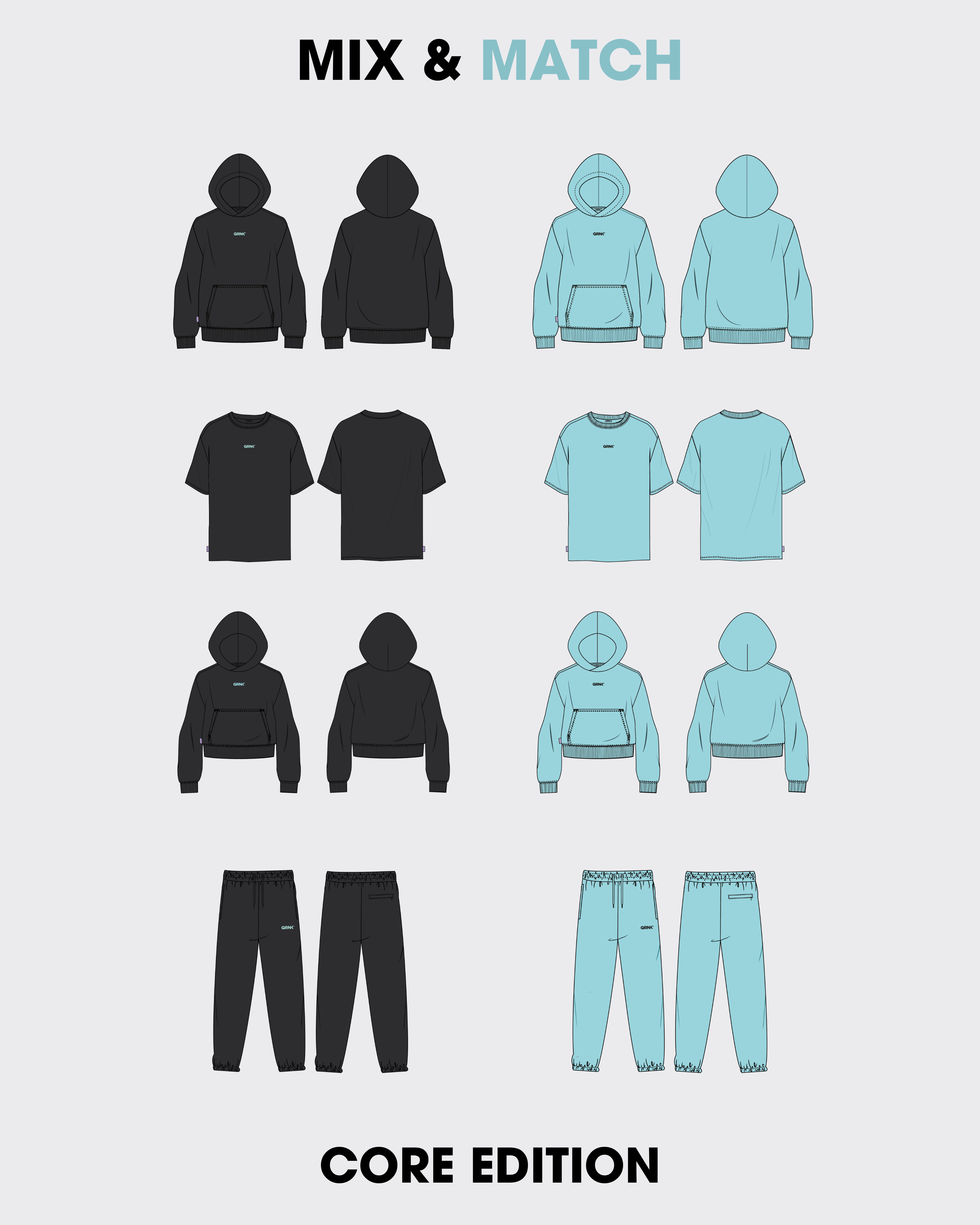 Sweat Pants - GRNK - Core Edition (Island Paradise)
