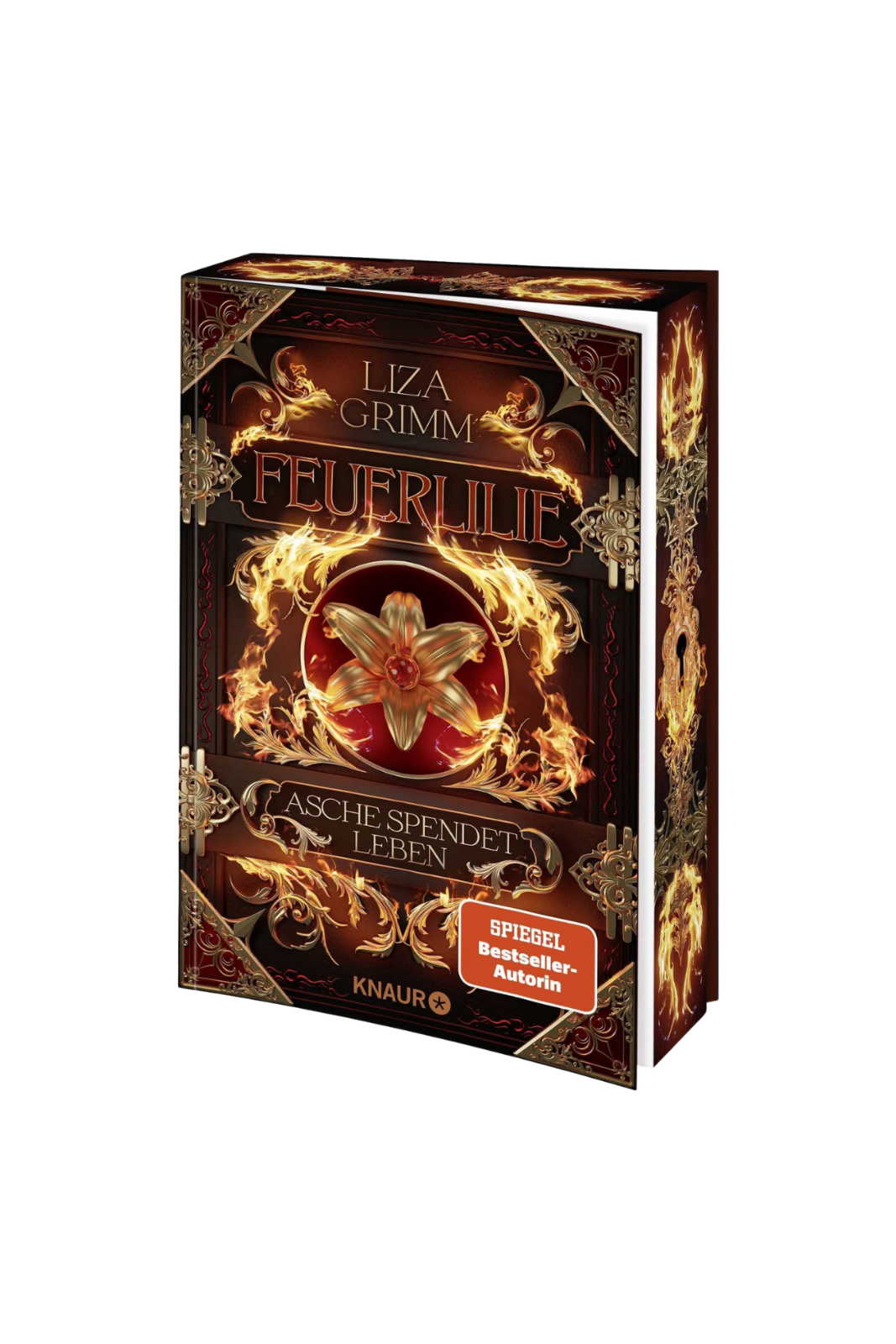 Buch - Liza Grimm - Feuerlilie Asche spendet Leben - Signierte Edition