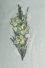 T-Shirt - Liza Grimm - Steingladiole (aloe)