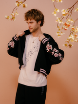 Oversized College Jacke - Pandorya -  Sakura Collection 🌸