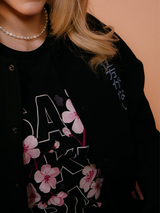 Oversized College Jacke - Pandorya -  Sakura Collection 🌸